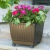 Self-Watering Rolling Planters, 15" -Outdoor Garden Store 34 505 d