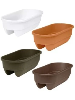 2' X 4' Railing Planter, 25" -Outdoor Garden Store 34336 001E tif