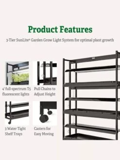 3-Tier Sunlite® Garden -Outdoor Garden Store 39 357 4