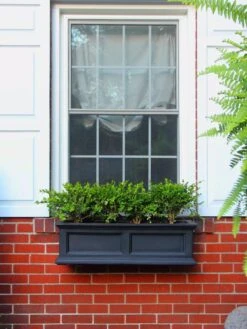 Fairfield Self-Watering Window Box, 3’ -Outdoor Garden Store 39344 100V tif
