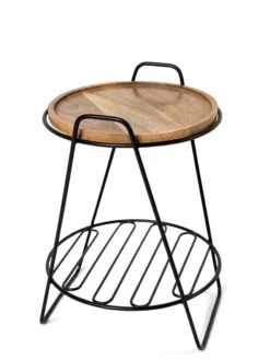 Hairpin Plant Stand With Shelf -Outdoor Garden Store 3 4 crop 8612670 222