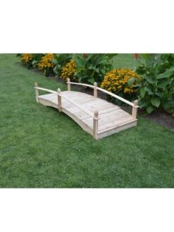 Acorn Garden Bridge Unfinished 3' X 10' 8 Acorn Garden Bridge Unfinished 3' X 10' -Outdoor Garden Store 3 4 crop 8613404 02V 2