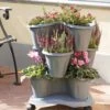 Trifoglio 3-Tier Planter On Wheels -Outdoor Garden Store 3 4 crop 8613625 01V trifoglio 3 tier planter on wheels