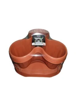 Trifoglio 3-Tier Planter On Wheels -Outdoor Garden Store 3 4 crop 8613625 06V