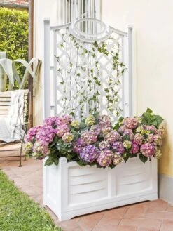 Separate Flower Box With Trellis 14 Separate Flower Box With Trellis -Outdoor Garden Store 3 4 crop 8613626 13V