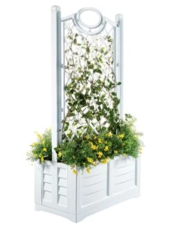 Separate Flower Box With Trellis 19 Separate Flower Box With Trellis -Outdoor Garden Store 3 4 crop 8613626 14V
