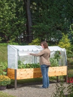 Elevated Planter Box, Frame And 2 Covers Kit, 2' X 8' 12 Elevated Planter Box, Frame And 2 Covers Kit, 2' X 8' -Outdoor Garden Store 8587631 304 tif