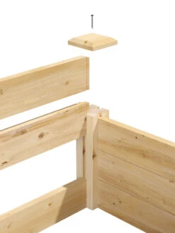 Pine Raised Garden Beds, 4'x4' -Outdoor Garden Store 8588181 04v 5