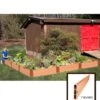 L-Shaped Composite Raised Bed, 12'x12' With 1" Boards 1 L-Shaped Composite Raised Bed, 12'x12' With 1" Boards -Outdoor Garden Store 8588254 02v sienna composite raised garden bed 1 inch l shaped