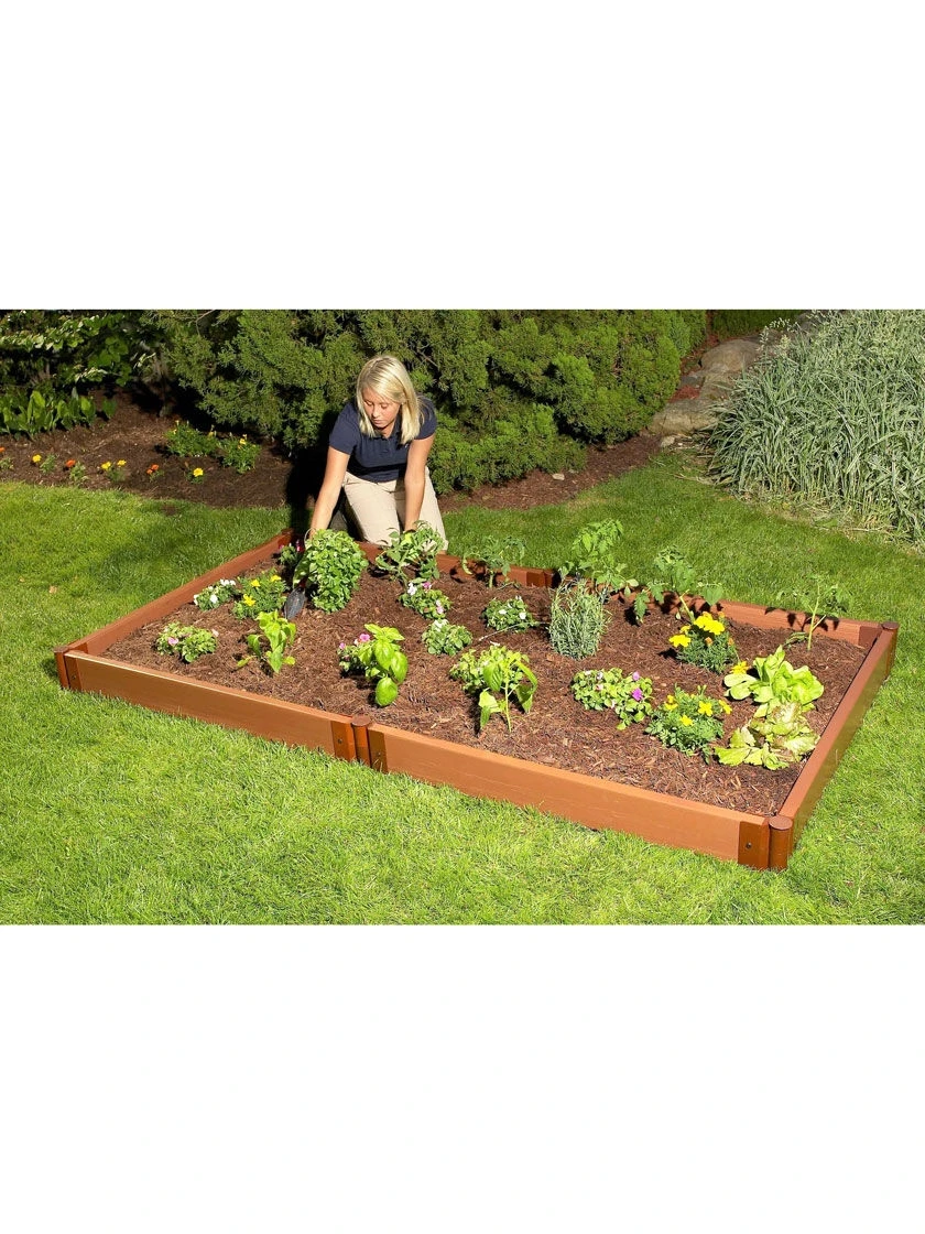 Classic Sienna Composite Raised Bed, 5-1/2" High With 2" Boards 5 Classic Sienna Composite Raised Bed, 5-1/2" High With 2" Boards - Image 3