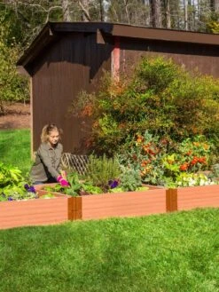 Classic Sienna Composite Raised Bed, 11" High With 2" Board 13 Classic Sienna Composite Raised Bed, 11" High With 2" Board -Outdoor Garden Store 8588267 03V tif