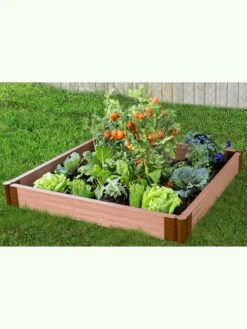Classic Sienna Composite Raised Bed, 5-1/2" High With 2" Boards 12 Classic Sienna Composite Raised Bed, 5-1/2" High With 2" Boards -Outdoor Garden Store 8588270 02v