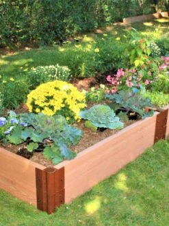 Classic Sienna Composite Raised Bed, 11" High With 2" Board 11 Classic Sienna Composite Raised Bed, 11" High With 2" Board -Outdoor Garden Store 8588283 01V tif