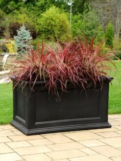 Fairfield Self-Watering Patio Planters, 20” X 36” -Outdoor Garden Store 8588417 12V tif
