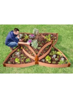 Classic Sienna Raised Garden Bed Versailles Sunburst With 1" Boards 12 Classic Sienna Raised Garden Bed Versailles Sunburst With 1" Boards -Outdoor Garden Store 8589503 01v