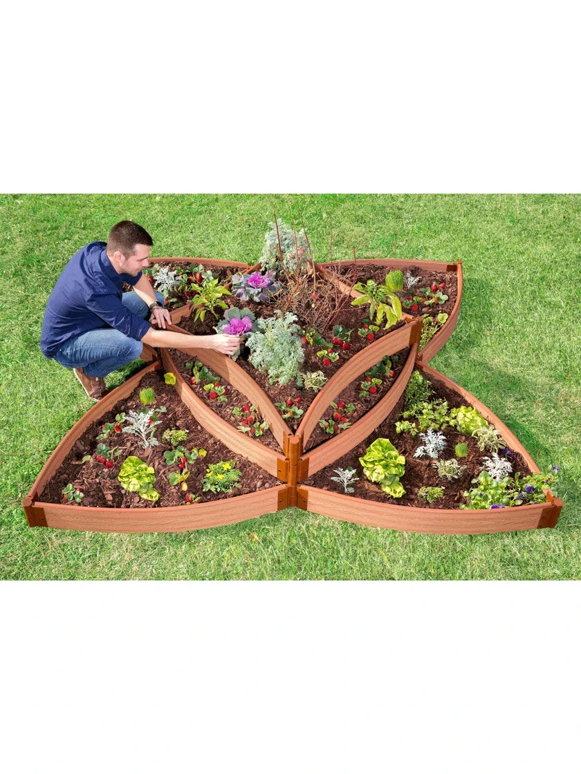 Classic Sienna Raised Garden Bed Versailles Sunburst With 1" Boards 7 Classic Sienna Raised Garden Bed Versailles Sunburst With 1" Boards - Image 5
