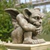 Emmett Gargoyle Statue 2 Emmett Gargoyle Statue -Outdoor Garden Store 8590090 001V jpg