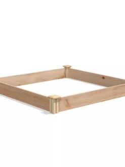 Cedar Raised Garden Bed, 4' X 4' X 6" -Outdoor Garden Store 8591724 04V tif