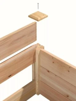 Cedar Raised Garden Bed, 4' X 4' X 6" -Outdoor Garden Store 8591724 06V tif