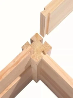 Cedar Raised Garden Bed, 4' X 4' X 6" -Outdoor Garden Store 8591724 07V tif