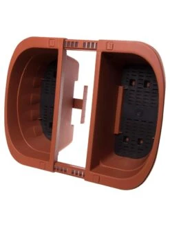 Self-Watering Saddle Railing Planter, 16" 10 Self-Watering Saddle Railing Planter, 16" -Outdoor Garden Store 8592175TC 2028z tif