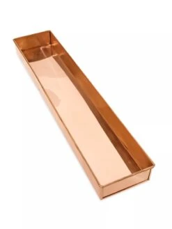 Rectangular Copper Plant Tray, 24" X 5" 8 Rectangular Copper Plant Tray, 24" X 5" -Outdoor Garden Store 8593533 1187 tif