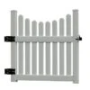 Cottage Vinyl Picket Gate -Outdoor Garden Store 8593654 01v cottage vinyl picket gate new england white