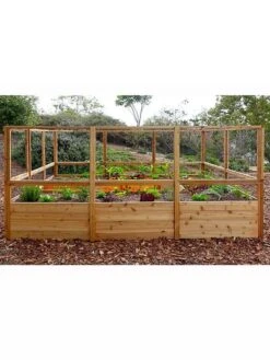Garden In A Box With Deer Fence, 8' X 12' -Outdoor Garden Store 8594021 06V 3 4