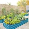 Demeter Corrugated Metal Raised Bed, 34" X 68" -Outdoor Garden Store 8594183 0400 tif