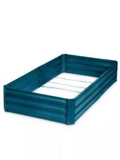 Demeter Corrugated Metal Raised Bed, 34" X 68" -Outdoor Garden Store 8594183 9543BL tif