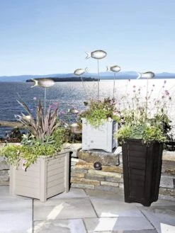 Fish Out Of Water Garden Stakes, Set Of 5 -Outdoor Garden Store 8594277 1524 tif