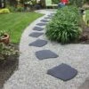Recycled Rubber Flagstone Stepping Stone 2 Recycled Rubber Flagstone Stepping Stone -Outdoor Garden Store 8594282 01CUST 3 4