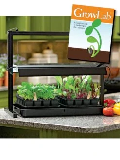 New Release 7 GrowLab® Compact Tabletop Light Garden With Classroom Guide