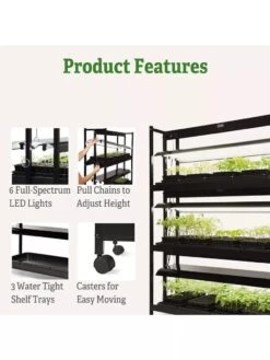 LED SunLite® 3-Tier Garden -Outdoor Garden Store 8595554 4