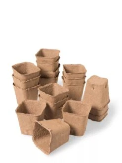 3-1/2” Square Biodegradable Pots, Set Of 18 7 3-1/2” Square Biodegradable Pots, Set Of 18 -Outdoor Garden Store 8595967 9476 tif