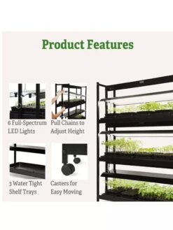 LED SunLite® High Intensity 3-Tier Garden 11 LED SunLite® High Intensity 3-Tier Garden -Outdoor Garden Store 8596024 4