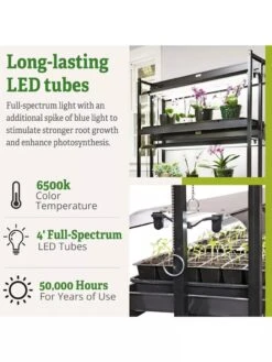 LED SunLite® High Intensity 3-Tier Garden 12 LED SunLite® High Intensity 3-Tier Garden -Outdoor Garden Store 8596024 7