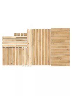 Elevated Cedar Garden Bed, 2' X 4' X 31" -Outdoor Garden Store 8596147 07V 3 4