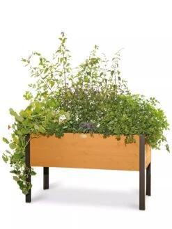 Eco-Stained Elevated Planter Box, 2'x4' -Outdoor Garden Store 8596759 101 tif