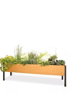 Eco-Stained Elevated Planter Box, 2'x8' -Outdoor Garden Store 8596760 101 tif