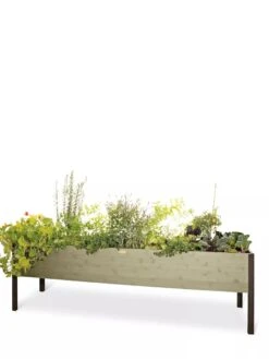 Eco-Stained Elevated Planter Box, 2'x8' -Outdoor Garden Store 8596760 3869 tif