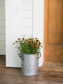 Galvanized Rim Planters -Outdoor Garden Store 8597442 1709 tif