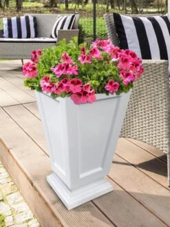 Kensington Self-Watering Tall Patio Planter, 25" -Outdoor Garden Store 8598549 02V tif