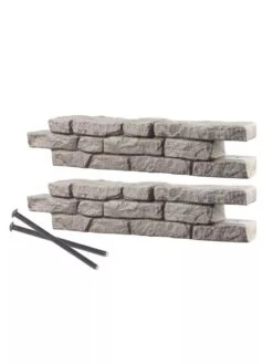 Rock Lock Interlocking Garden System, Straight Sets -Outdoor Garden Store 8598735 01V