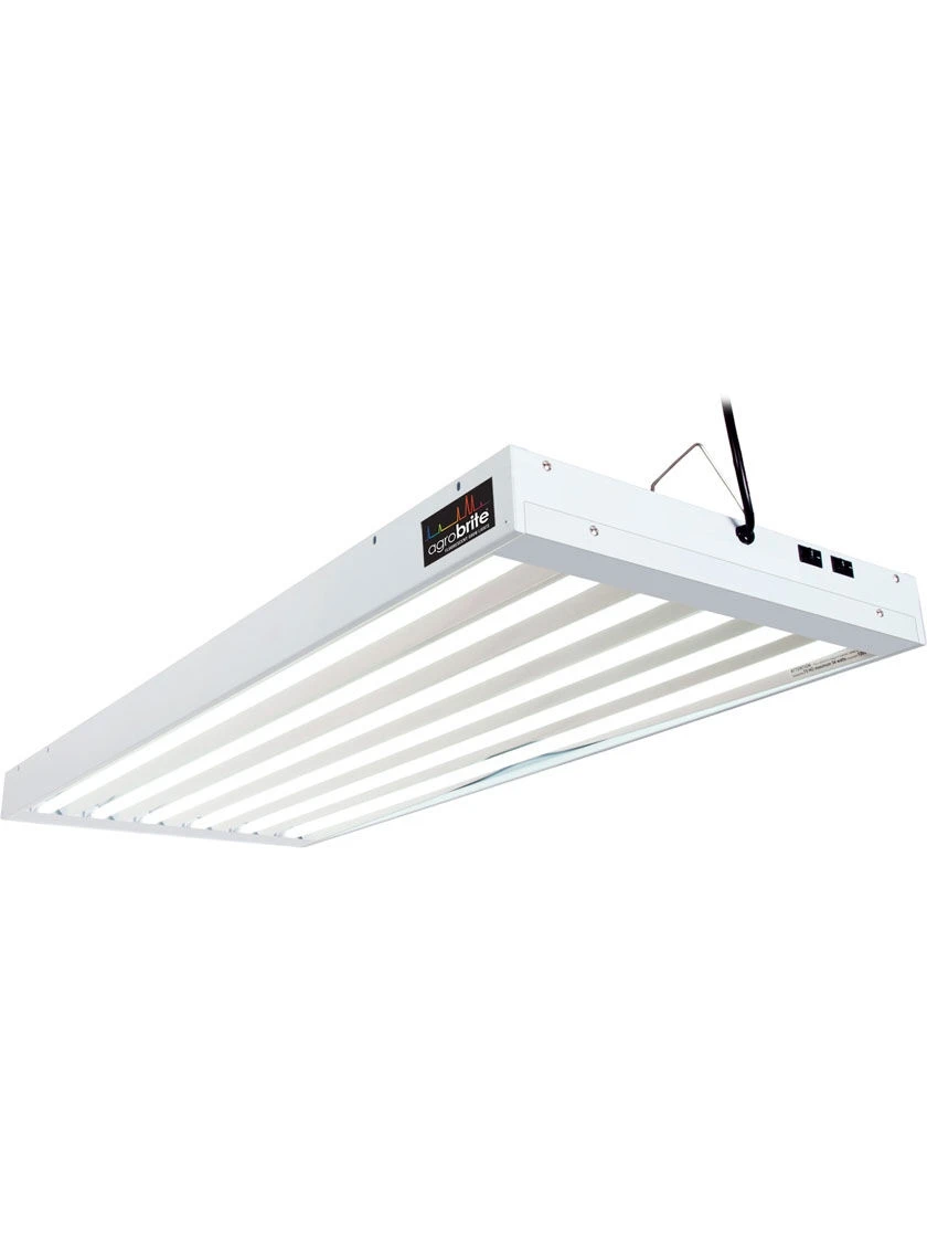 AgroBrite T5 324W 6-Tube Fixture With Bulbs, 4' 3 AgroBrite T5 324W 6-Tube Fixture With Bulbs, 4'