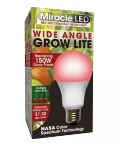 Miracle LED Corded 4-Socket Grow Light Kit With Bulbs, Full Spectrum And Red -Outdoor Garden Store 8599032 03V tif