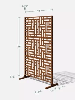 Veradek 3-Panel Privacy Screen Set, Blocks -Outdoor Garden Store 8599185 11V tif