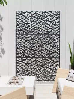 Veradek 3-Panel Privacy Screen Set, Flowleaf -Outdoor Garden Store 8599187 09V tif