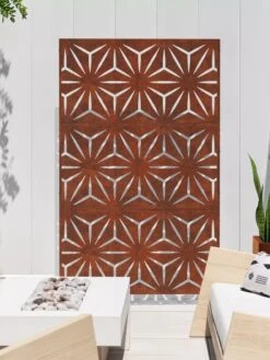 Veradek 3-Panel Privacy Screen Set, Star -Outdoor Garden Store 8599205 03V tif