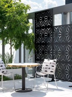 Veradek 3-Panel Privacy Screen Set, Star -Outdoor Garden Store 8599205 08V tif